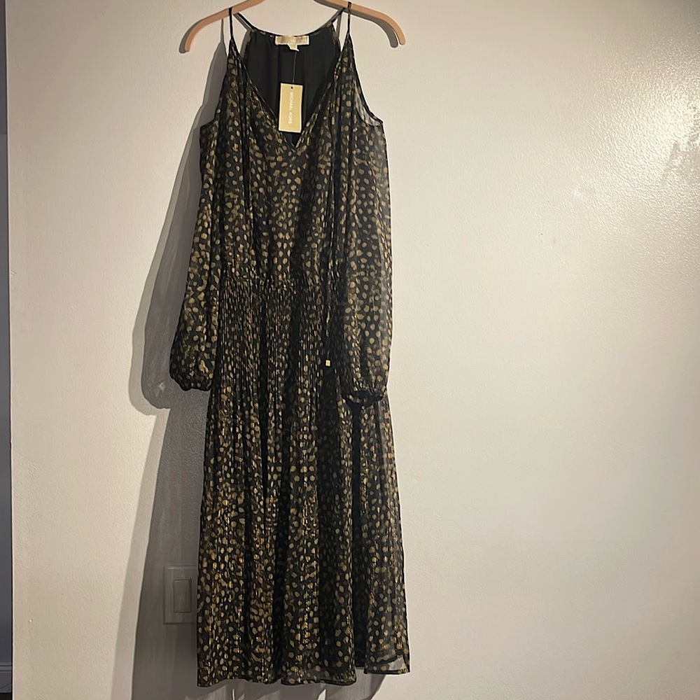 Michael Kors dress open shoulders